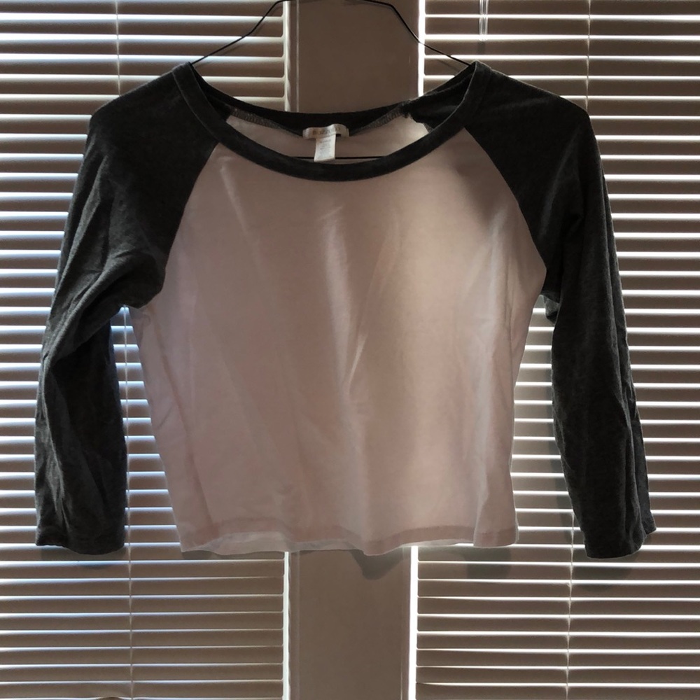 Cropped Baseball Tee